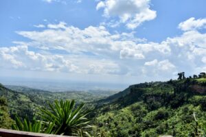 View from the slopes of Mount Elgon, Kapchorwa side