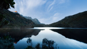 Quiet waters in Rwenzori, Uganda