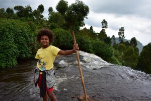 Young boy at Sipi Falls, Uganda