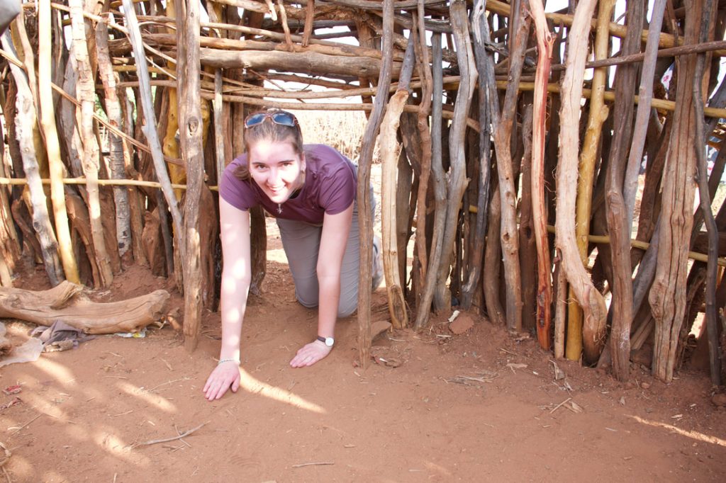 Visiting a traditional manyatta in Kaabong, Karamoja, northeastern Uganda