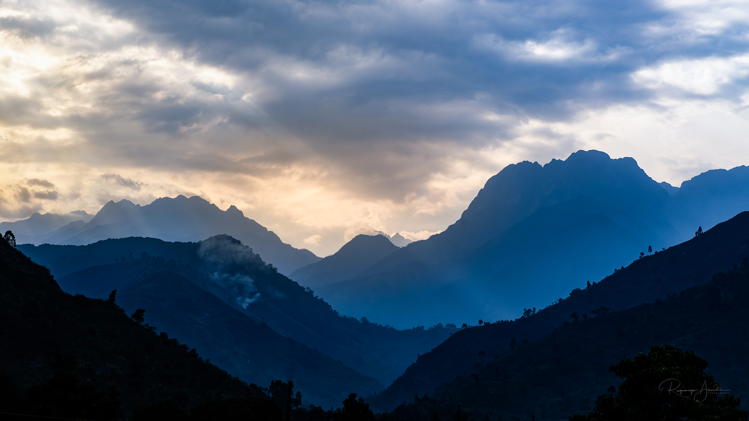 Rwenzori mountains in Uganda